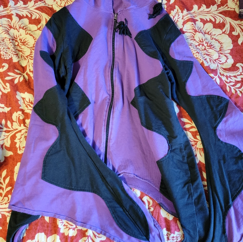 Purple & Black coat